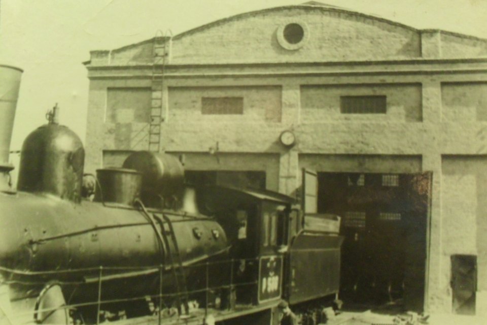 Паровозный цех 1955 год