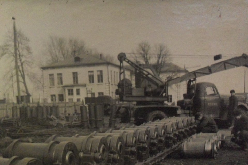 Сборка сернистых печей 1956 год