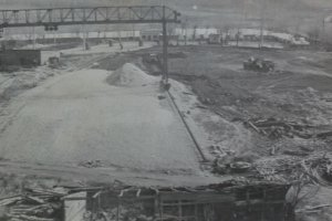 Строительство склада металлов 1974 год